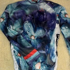 Paladin brand size L USA. zip closure cycling jacket with pockets